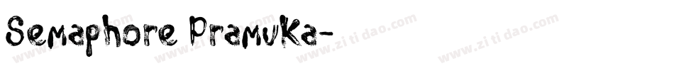 Semaphore Pramuka字体转换